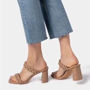 Dolce Vita Tan Braided Heels